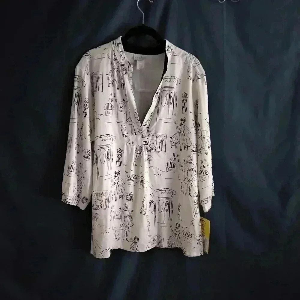 Caribe U.S.A. Blouse NWT